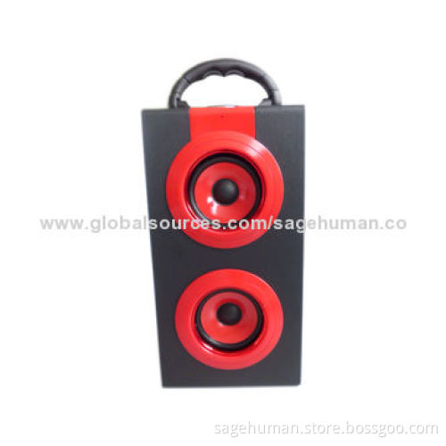 Portable Bluetooth Speaker, Output Hi-Fi Sound Quality, Supports USB/SD/Aux-in